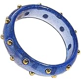 ChungLong0593 Punk Colorful Shimmer Acrylic Resin Bangle Bracelet Transparent Plastic Wristbands Wide Irregular Geometric Cuff Bangle Bracelet for Women Jewelry