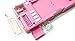 Ellon Kawaii Kitty Cat 2-Sided Pencil Pen Box Holder Deluxe Case Multi Functional w/Sharpener Glitter Patterns Vintage Kit