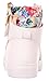 High Top Sneakers for Women and Girls with Lace-up in Canvas and Leather(5.5 B(M) US,floralpink) (5.5 B(M) US, floralpink)