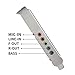 QNINE PCIe Sound Card for PC Windows 10, PCI Express Desktop Sound Adapter with Low Profile Bracket, 3D Stereo PCIe Audio Card, VIA 1723 Chip 32 or 64 Bit Sound Card for Windows XP 7 8