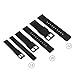 GadgetWraps 14mm Silicone Watch Band Strap with Quick Release Pins – Compatible with Pebble, Fossil, Skagen, Wristology - 14mm Quick Release Watch Band (Black, 14mm)