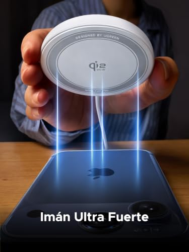 UGREEN Zapix Qi2 25W Certified iPhone MagSafe Wireless Charger Compatible with iPhone 17 16 15 14 13 12 Air Plus Pro MAX, Magnetic Charger Fast Charging with 1.5M Long Cable (White)