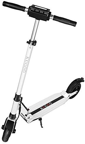 Kugoo S1 Electric Scooter Adult with 350W Motor LCD Display, Max to 30KM, 3 Speed Modes, Fold-able Scooter for Commute Work