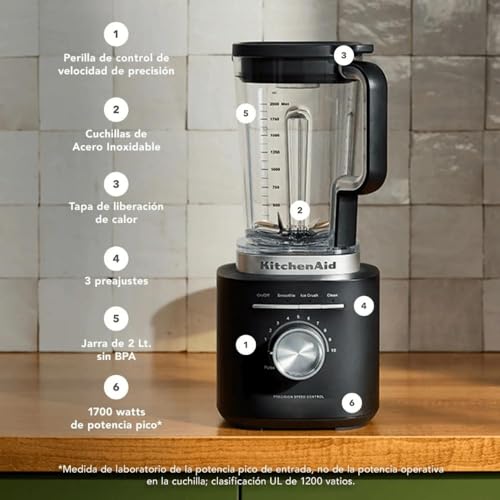 Liquidificador K200 Pure Power KitchenAid - Black Matte 220V