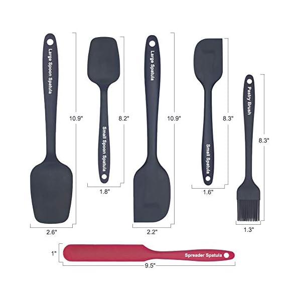 6-PCS-Heat-Resistant-Silicone-Spatula-for-Cooking-Spatulas-Silicone-for-Baking-Mixing-Spoons-Non-Stick-Rubber-Spatula-Silicone-Kitchen-Utensils-Set-Dishwasher-Safe-Bakeware 6 PCS Heat-Resistant Silicone Spatula for Cooking, Spatulas Silicone for Baking, Mixing Spoons, Non-Stick Rubber Spatula…