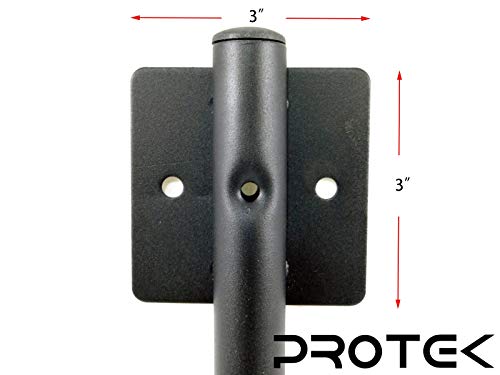 Protek 2 Pair of Indoor Outdoor 150 Lbs Kayak Canoe SUP Board Paddleboard Snowboard Surfboard Wakeboard Ski Storage Dock or Wall Mount Hook Display Rack Cradle Bar (Renewed) - Thumbnail 5