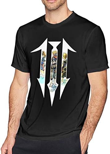 Genwo900jiusi Man's Kingdom Hearts III Casual T-shirt