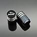 Kwen Valve Stem Caps,Jaguar Accessories Tire Caps for Car,Motorbike,Trucks,Bike and Bicycle Aluminum 4pcs (Black)