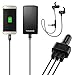Car Charger, Car Charger Adapter, Tiergrade 3 Port QC 3.0 7.8A Full Speed Quick Charge Powerful Smart USB Car Charger Adapter, Car Charging Adapter for Samsung, HTC, LG, Nexus 5X 6P, Pixel, Sony