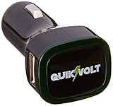 QuikVolt Dual Port USB Car Charger for Apple and Android Devices