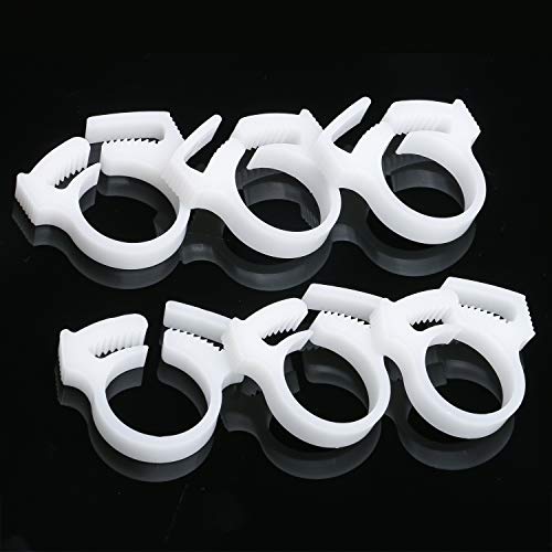 HENMI 6 PCS Sweep Hose Attachment Clamp Clasp Replacement Pool Hose Clamps,Compatible with Polaris Pool Cleaners 180 280 360 380 480 for Polaris Tail Clamp B15 B-15