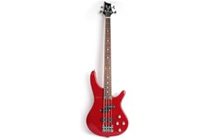 Fojill Full Size FBIB-60 Electric Bass Guitar 4 String Right Handed with Gig Bag