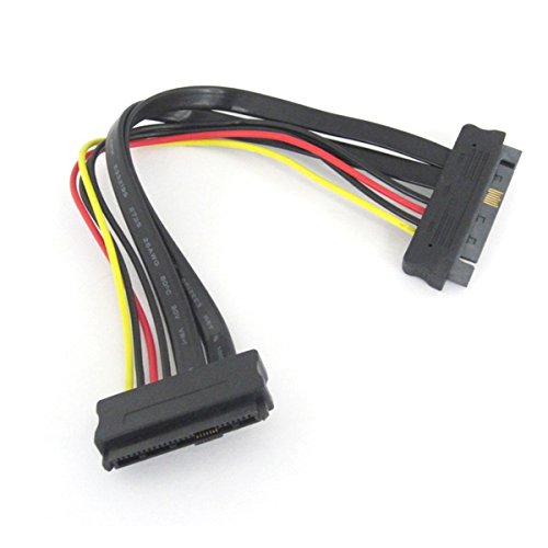 SAS 29 Pin Female to SAS 29 Pin Male Extension Cable - 20 Inch