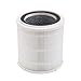 Genuine HEPA Filter - Pure Air Purifier Filter Replacement, 3-in-1 Filter Removes 99.97% of Pollutants, Smoke, Pet Hair, Dust - True HEPA Activated Carbon for SilverOnyx (5-Speed) - 1 Pack - White