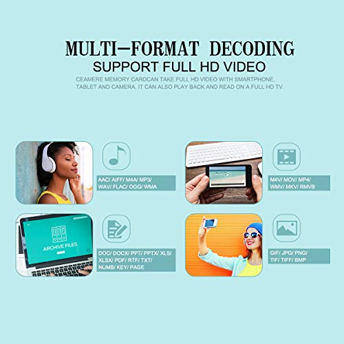 256GB Micro SD Card with Adapter (Class 10 High Speed) SD Memory Cards