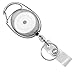 EVINIS Premium Retractable Carabiner Badge Reels with Key Ring and Badge Strap (Pack of 10) (Assorted Colors)