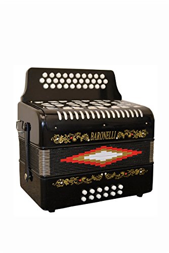 Full size 31 button black diatonic accordion key of sol…