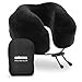 Cabeau Evolution Memory Foam Travel Neck Pillow - The Best Travel Pillow with 360 Head, Neck and Chin Support, Black