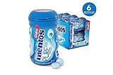 Mentos Pure Fresh Sugar-Free Chewing Gum with Xylitol, Fresh Mint, Valentines Day Gifts, Bulk, 50 Piece Bottle (Pack of 6)