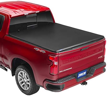 Amazon Com Tonno Pro Tonno Fold Soft Folding Truck Bed Tonneau Cover 42 101 Fits 2004 2006 Gmc Sierra Chevrolet Silverado 1500 C K 5 8 Bed 68 4 Black Automotive