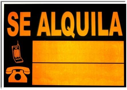 Bakerlin - Cartel se alquila 50x70 G: Amazon.es: Bricolaje y ...