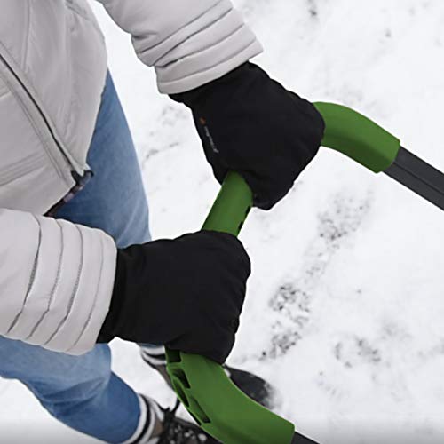 Vertex Heavy Duty 30 Inch BiDirectional Rolling Easy Flip Snow Shovel