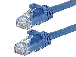 Monoprice Cat6 3ft Blue Patch Cable UTP 24AWG