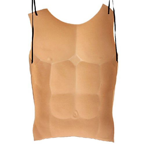 Wingbind Halloween Props Cosplay Makeup Halloween Funny Dress Fake Muscle Fake Chest Muscle Fake Breast Joke Costume Halloween Prank Gifts