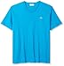 Lacoste Men's Short Sleeve Jersey Pima Reg Fit V Neck T-Shirt-TH6710, Loire Blue, 6