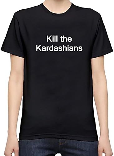 Mens Kill The Kardashians Funny Kim Tee By Fangbai Liu XL Black