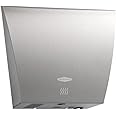 BOBRICK 7125 InstaDry Stainless Steel Surface-Mounted Automatic Hand Dryer, Satin Finish, 10-7/8" Height, 12-5/8" Width