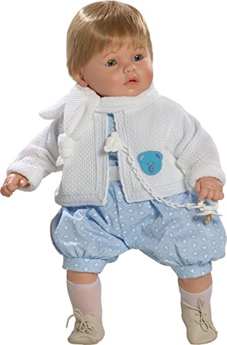 Berbesa Alicia Puppe, 38 Cm, Pink – Weicher Körper, Spricht "Mama" & "Papa", Mit Schnuller