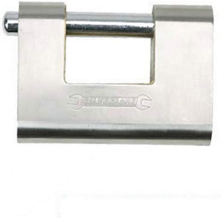 Silverline 792082 Close Armoured Shutter Lock Padlock 90 mm, 90mm