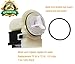 Podoy 8181684 Washer Drain Pump Motor for Compatible with Maytag Whirlpool Kenmore Askoll M75 285998 8182819 280187 PN282158 8182821 AP3953640
