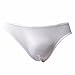 FEESHOW Men's Mesh Sheer Briefs See Through Underwear White One size