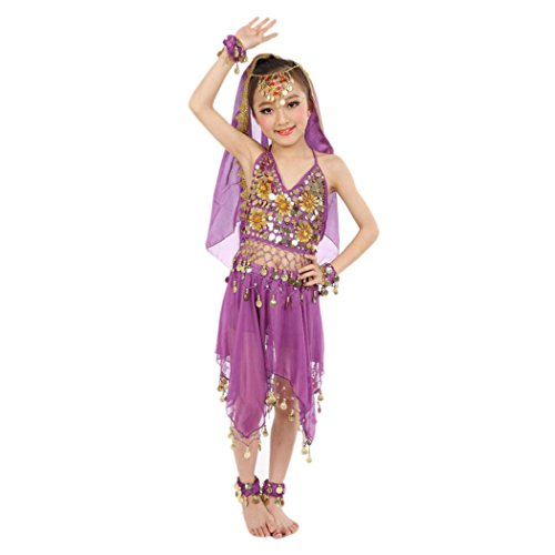 Baby Dance Dresses, Inkach Kids Girls Belly Dance Chiffon Dresses Egypt Dance Outfit Costume Clothing