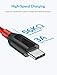 Anker [2-Pack] Powerline+ USB C to USB A Fast Charging Cable, for Samsung Galaxy Note 8 / S8 / S8+ / S9 /S10, Sony XZ, LG V20 / G5 / G6 and More (3ft)(Red)