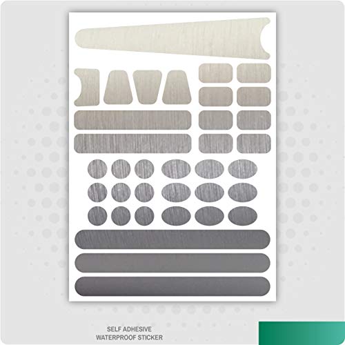 Brush Aluminium Silver