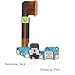 Unifix Charging Dock USB Port Replacement Parts with Microphone Connector Headphone Jack Assembly for HTC One M9 + Toolkit