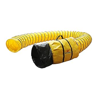 Xpower 16dh15 Pvc Extra Flexible Ducting Hose 20 To 180 Degrees F Temperature Range 15 Length 16 Id Amazon Com Industrial Scientific
