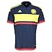 adidas International Soccer Columbia Men's Jersey, Medium, Navy/Yellow/Red