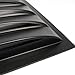 For Mustang GT 2DR 2005-2014 Coupe Black Side Vent+Rear Window Scoop Louver Cover 2006 07 08 09 10 11 12 13 14