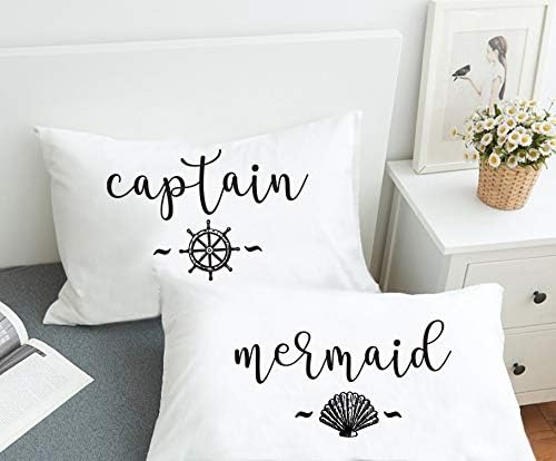 Amazon Com Boston Creative Company Captain And Mermaid Pillowcase