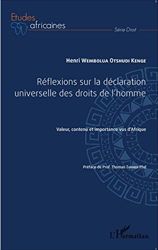Réflexions sur la Déclaration universelle des droits de l'homme