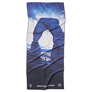 Nomadix Towel – Perfect for Yoga, Camping, Beach and Travel (59 Parks Collection – Arches, Single Sided)