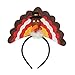 JOYIN Set of 2 Thanksgiving Turkey Headbands Holiday Party Accessories (One Size Fit All)