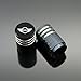 misshaoyunperfect MINI Cars Tire Valve Cap Carbon Titanium Black Style,Dustproof Caps,Valve Caps Prevent Corrosion and Air Leakproof,Protection Your Valve Stem 4 Pcs/Set Black