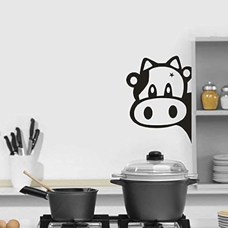 12shage Animal - Pegatina de Pared con diseño de Vaca de cómic ...