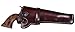 BlueStone Safety Western Leather Revolver Holster Fits 4 to 6 inch Barrel Revolvers Single Double Action Ruger Redhawk GP100 Colt Army 45 Long