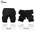 JBM Extra Large 3 Sizes Hip Padded Shorts Adjustable Protective Gear for Multi-Sports Purpose: Snow Skiing, Hockey, Skateboarding, Snowboard, Riding